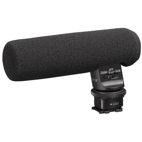 Gun zoom microphone
