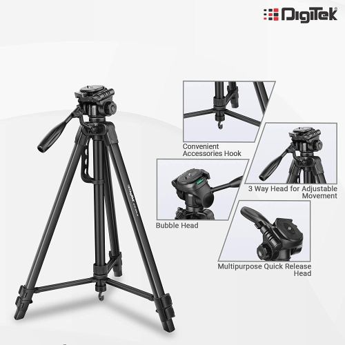DIGITEK DTR 550 LW (67 Inch) Tripod For DSLR,
